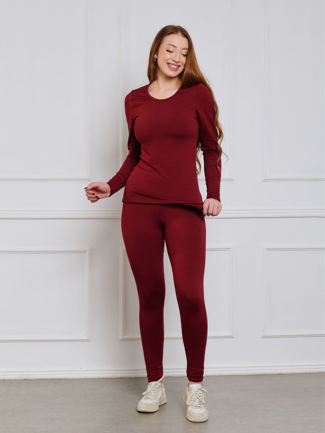Conjunto Térmico Flanelado | Blusa + Calça — O Vermelho que Aquece o Visual e Desafia o Frio